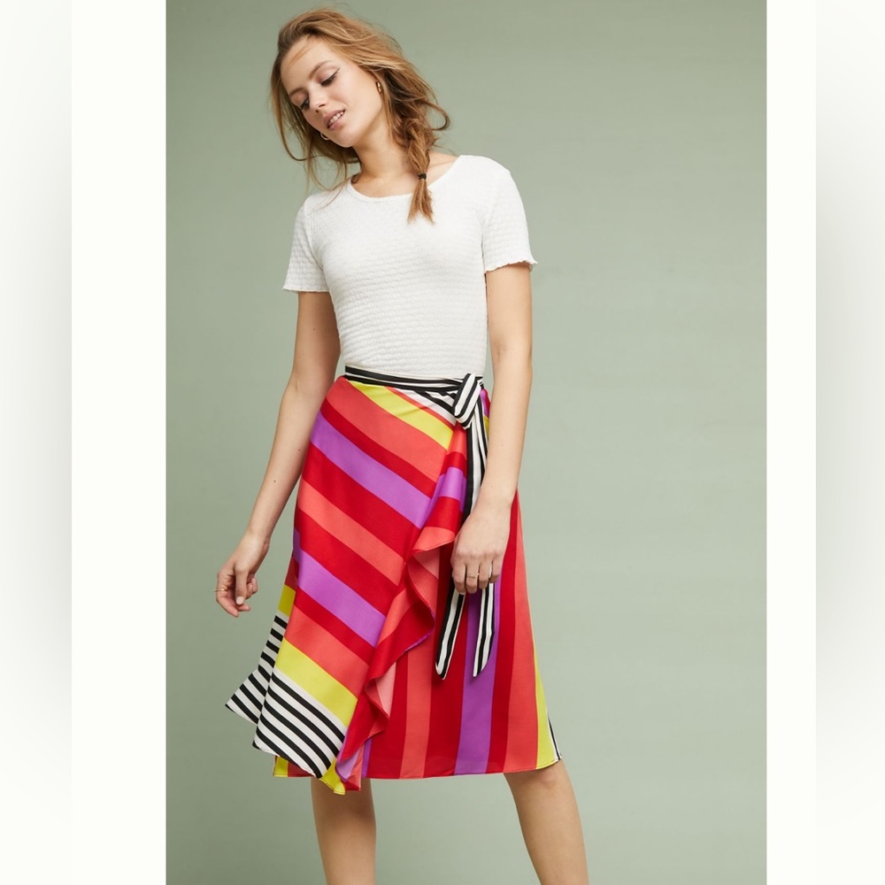 Anthropologie wrap skirt!